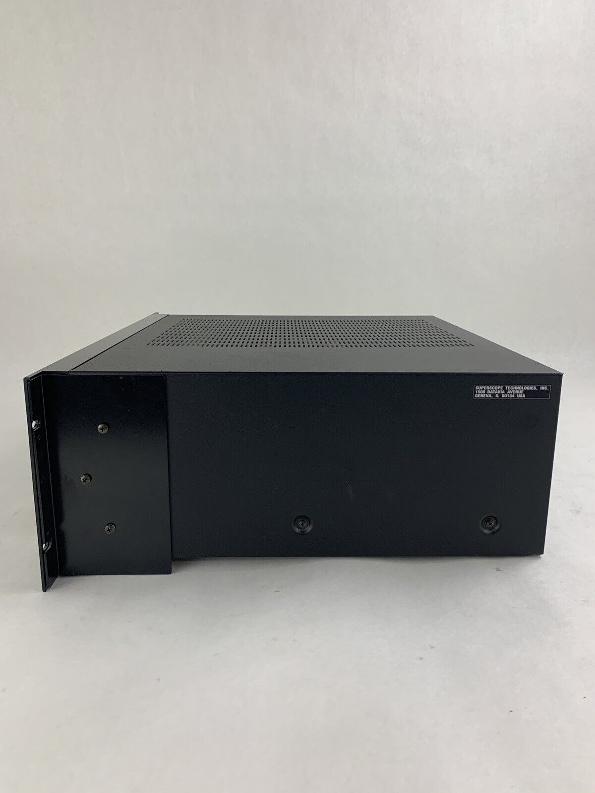 SuperScope PAC770U Professional Sound System Mixer CD Player Tested Mic 1 Bad
