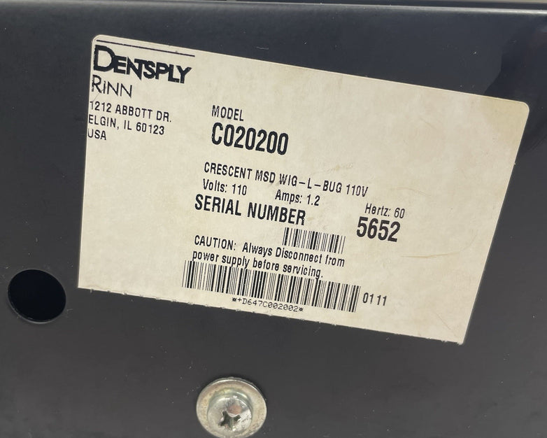 Dentsply C020200 Crescent MSD WIG-L-BUG