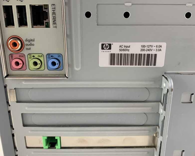 HP Pavilion A1330n Computer AMD Athlon 64 3800+ 2.4 GHz 1 GB Ram No OS No HDD