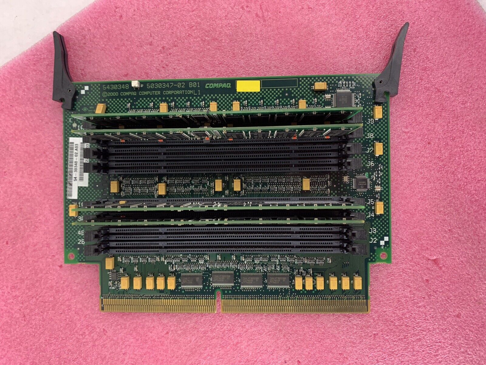 HP Compaq DEC ES45 54-30348-02 A03 ALPHA Server Memory Riser With 4x 256MB DIMMs