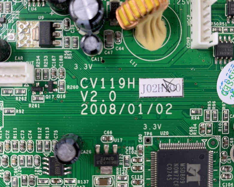 Samsung Main Video Board DTVS205FH201A CV119H V2.0