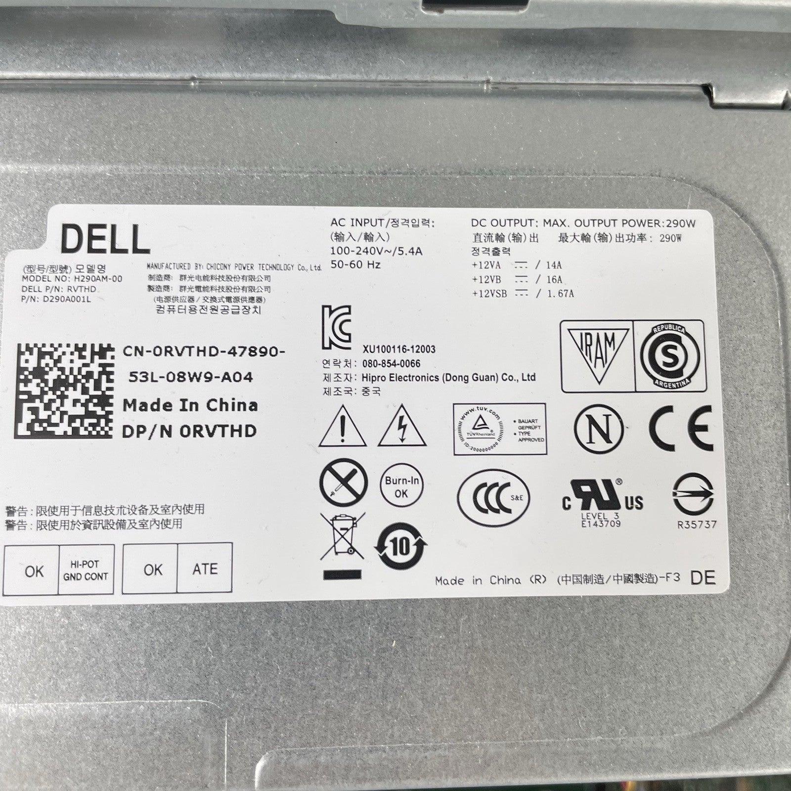 Dell Optiplex 3020 MT i3-4160 3.60 GHz 4 GB RAM No HDD/OS13