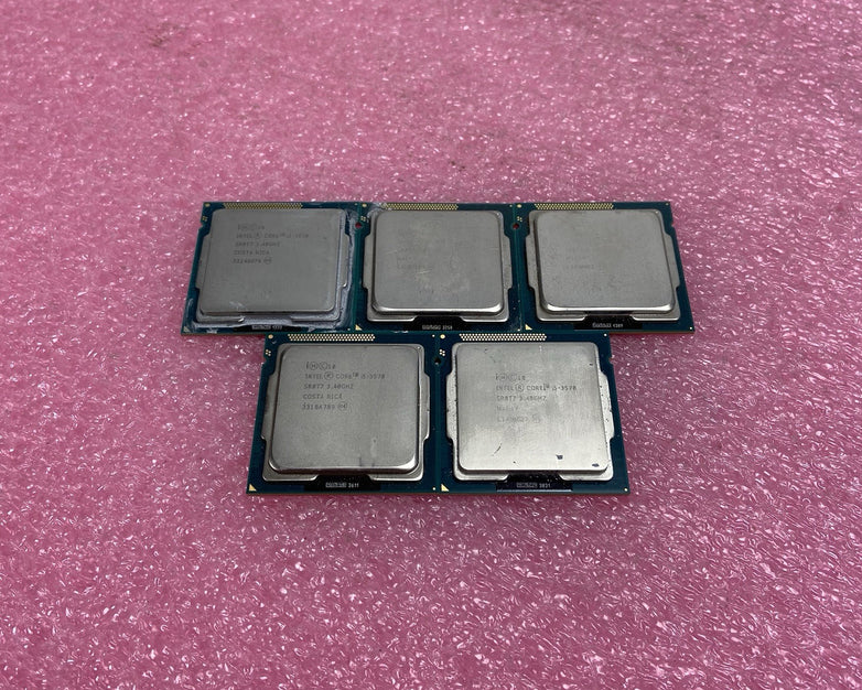 Lot of 5 Intel Core i5-3570 SR0T7 3.4GHz Desktop Processor