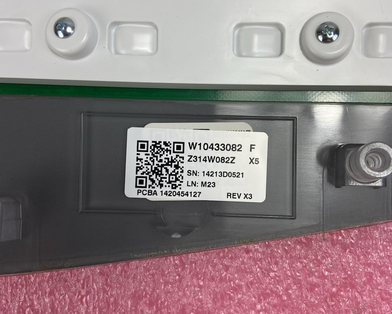 Whirlpool Corporation Washer Touchpad Control Panel W10433082