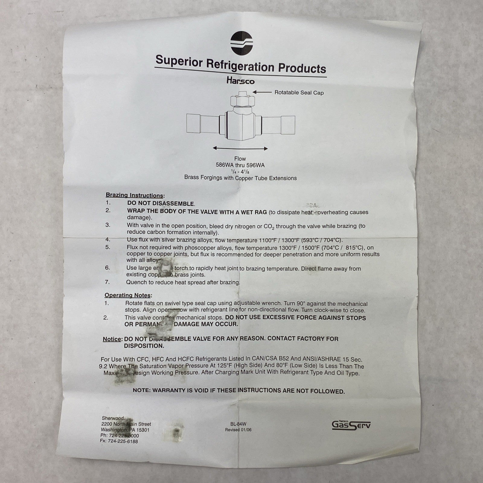 Superior Refridgeration 586WAS-10ST Ball Valve Full Port With Access Fitting9
