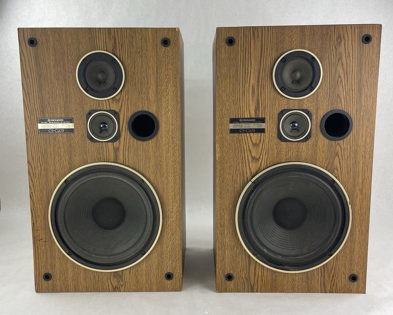 Pioneer CS-G203 Stereo Speakers Pair Tested Working