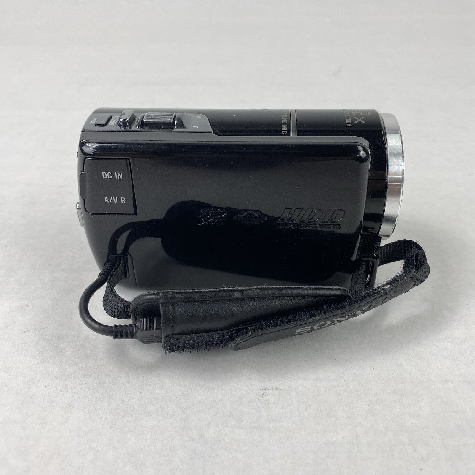 Sony HDR-XR160 Digital HD Video Camera Recorder with AC Adapter Power Tested