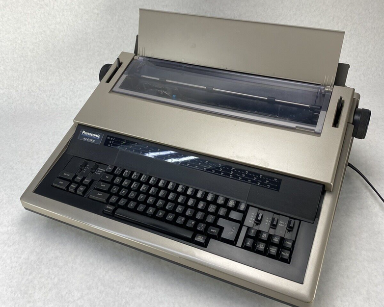 Panasonic KX-E7000 Electric Typewriter Tested