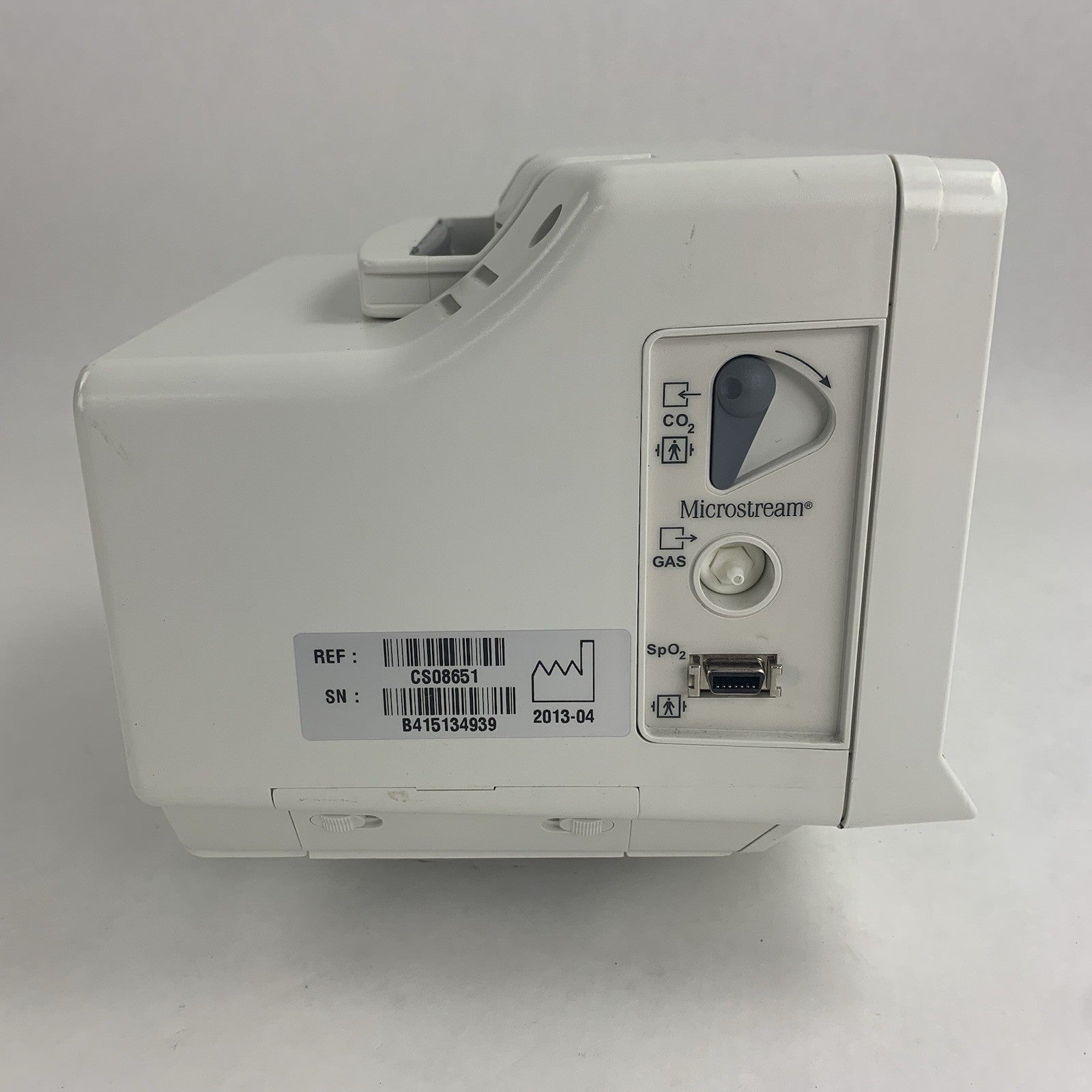Oridion Microstream Capnostream 20 EtCO2 Co2 Monitor w/ Battery Powers On4
