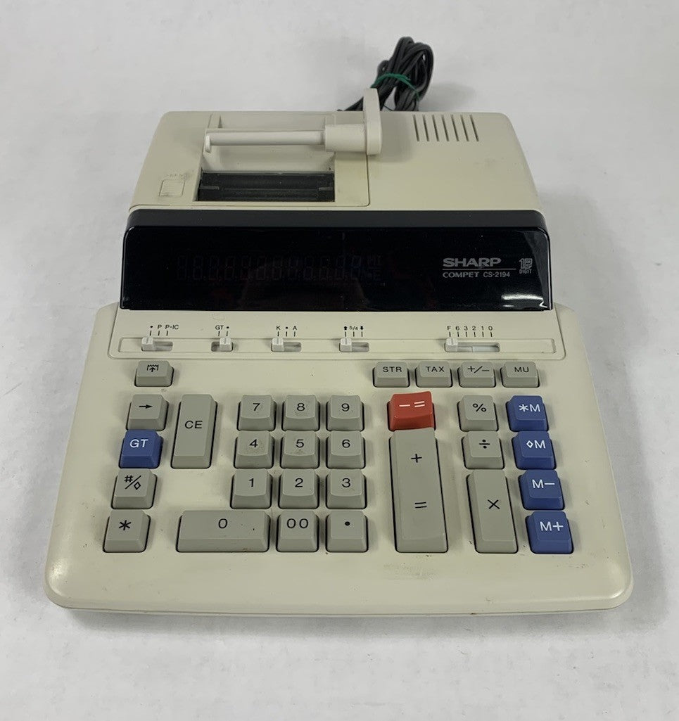 Sharp Compet CS-2194 Printing Calculator1