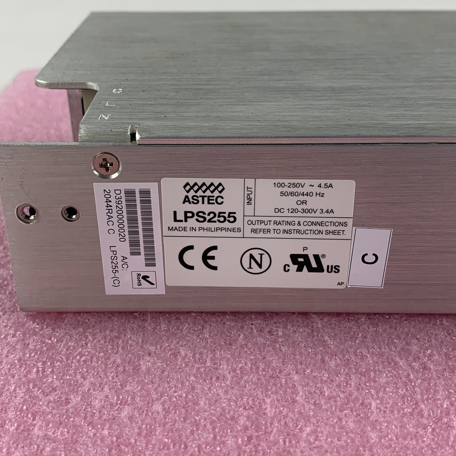 Astec Model LPS 255 Power Supply Unit Power Tested From Leco GDS500A