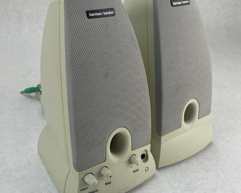 Harman Kardon HK195 Computer Speakers - Tested No Power Cord