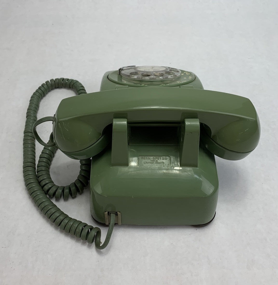 Western Electric 500 Vintage Rotary Telephone Green