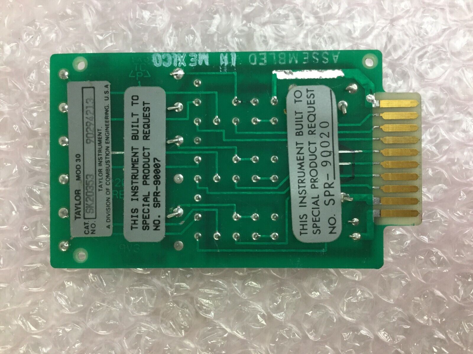 Taylor  MOD 30 SK20353  REV AB MS4112  SPR-90007 SPR-90020