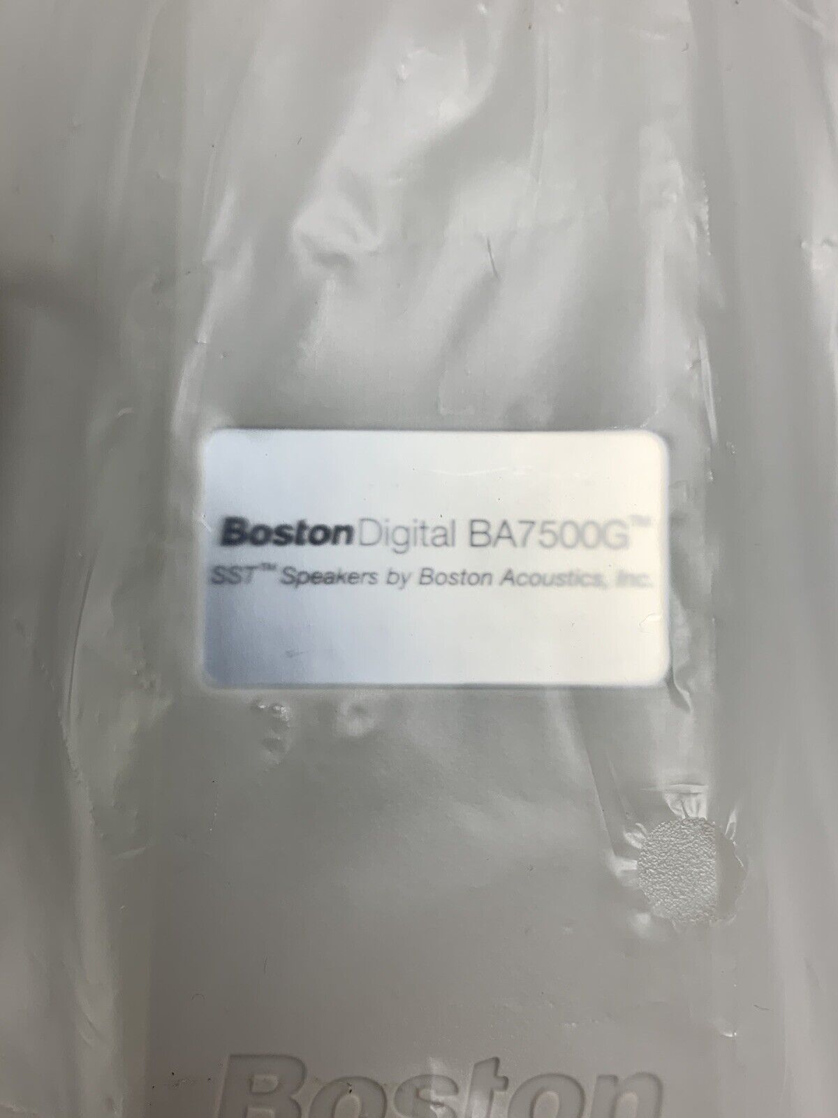 Boston BA 7500G Acoustics Powered Pair of Speakers Box Opened