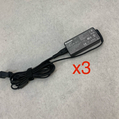 Lot of 3 Lenovo ADLX45NDC2A AC/DC Adapter 20V