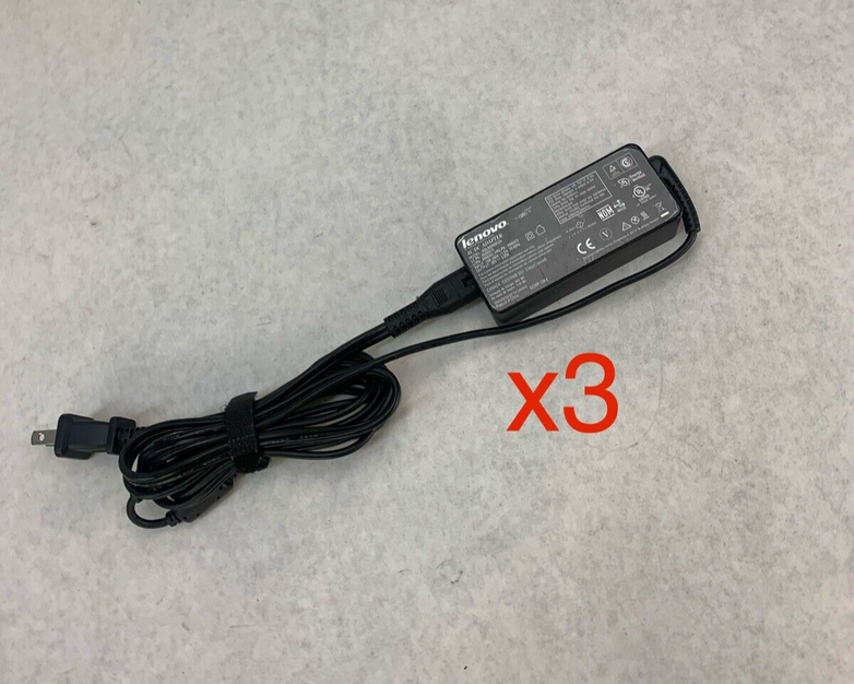 Lot of 3 Lenovo ADLX45NDC2A AC/DC Adapter 20V