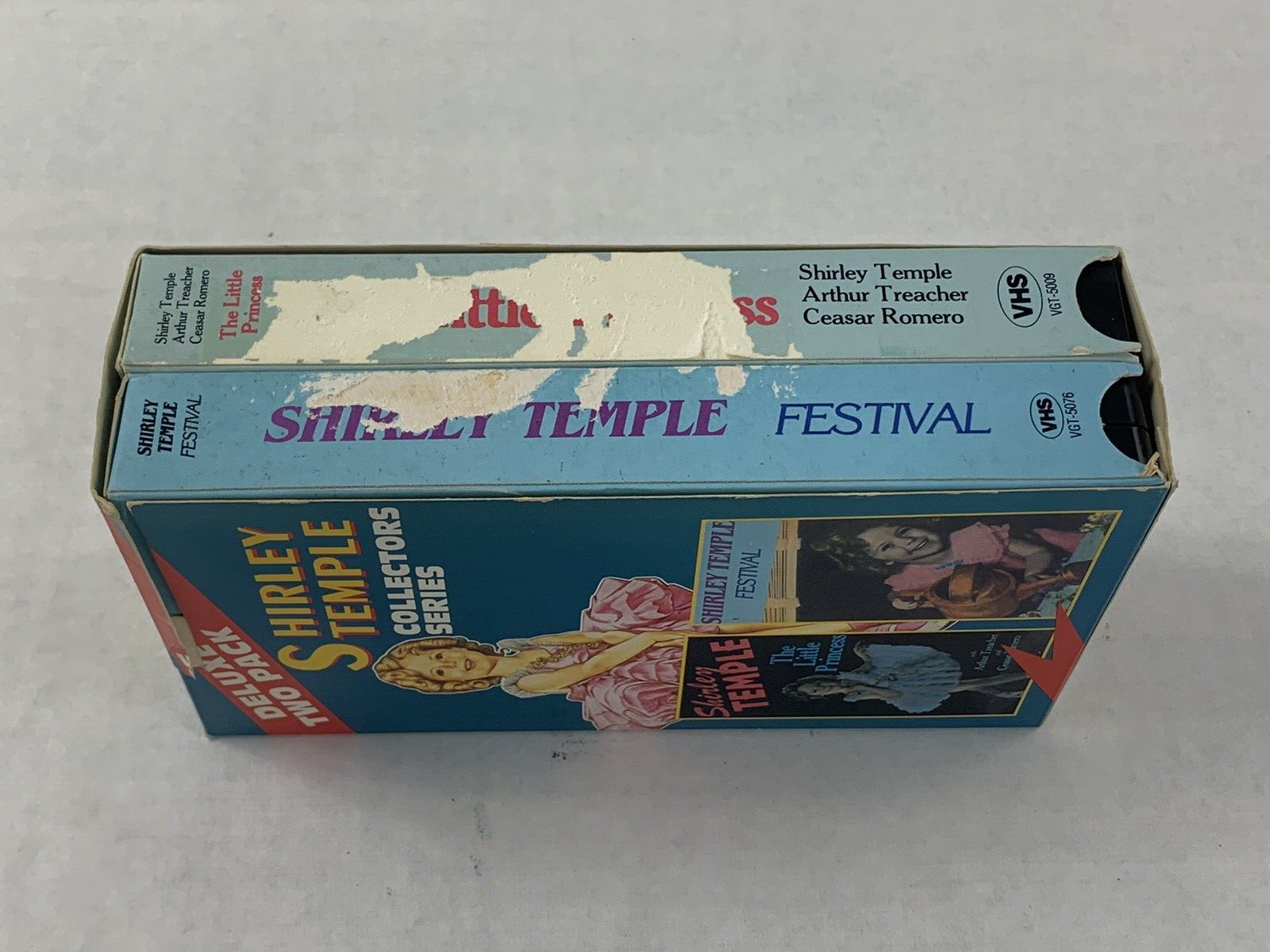 Vintage Shirley Temple In The Little Princess & Festival 2 Movie VHS Tape Set