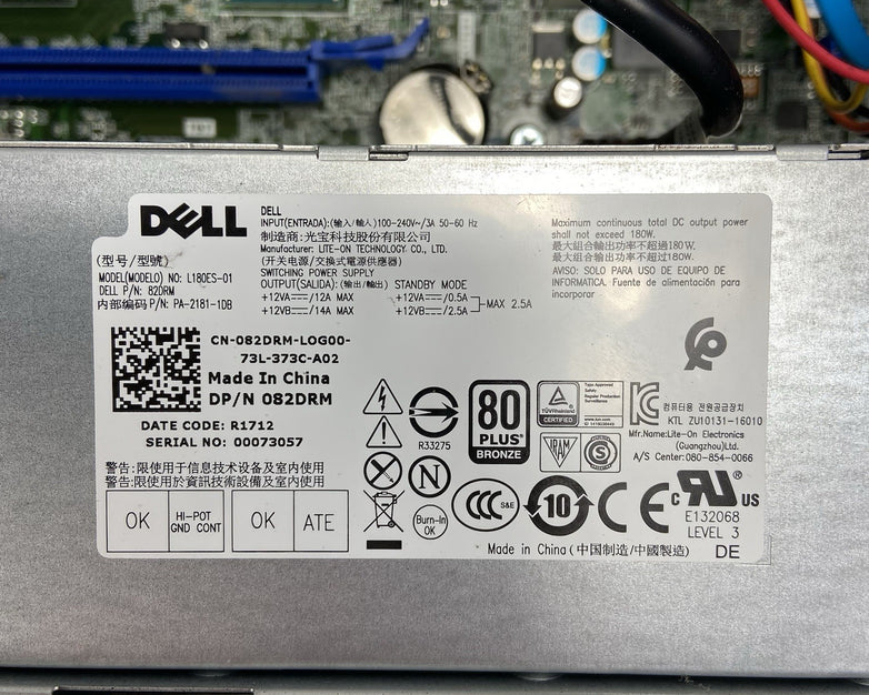 Dell Optiplex 5050 SFF Intel Core i7-7700 3.6GHz 8GB RAM No HDD No OS