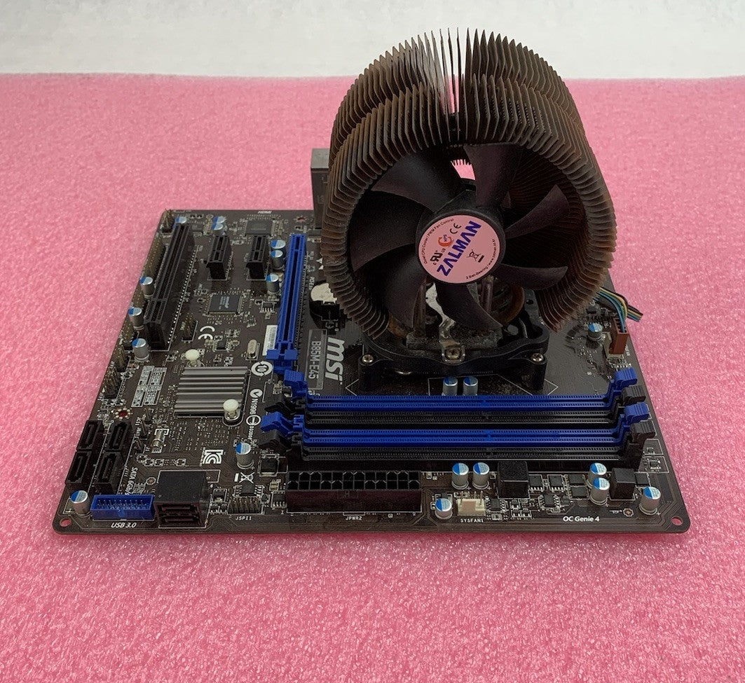 MSI B85M-E45 MS-7818 Motherboard Intel Core i5-4570s 2.9GHz No RAM w/ Shield