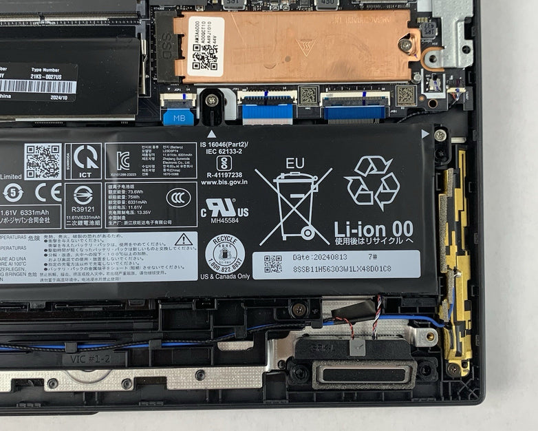 Lenovo ThinkPad P16s Gen3 Ultra 7 155H 1.4 GHz 32 GB RAM Heat Spots No OS/SSD/AC