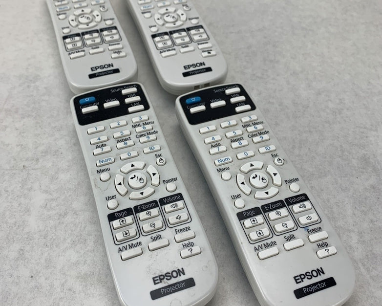 Epson 162636600 Remote Control For Epson PowerLite Projector (Lot of 4)
