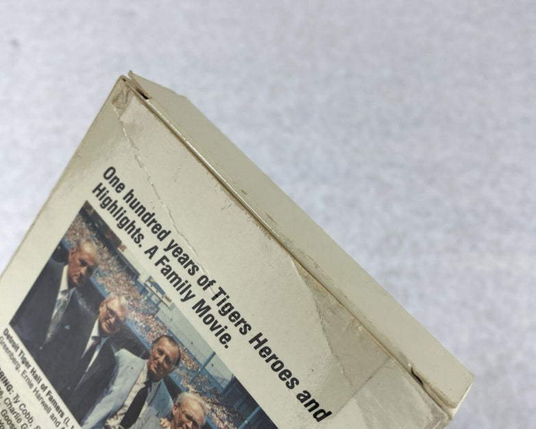 The Detroit Tigers The Movie 1986 by Lawrence Miller Detoit Baseball Club VHS