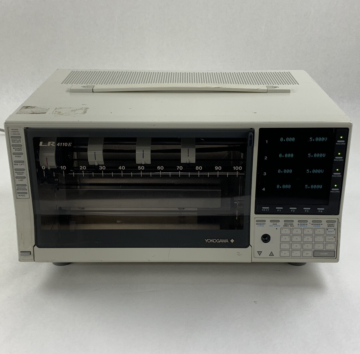 Yokogawa LR4100E Multipen Recorder 371141 -B-0/D/FDD Powers On