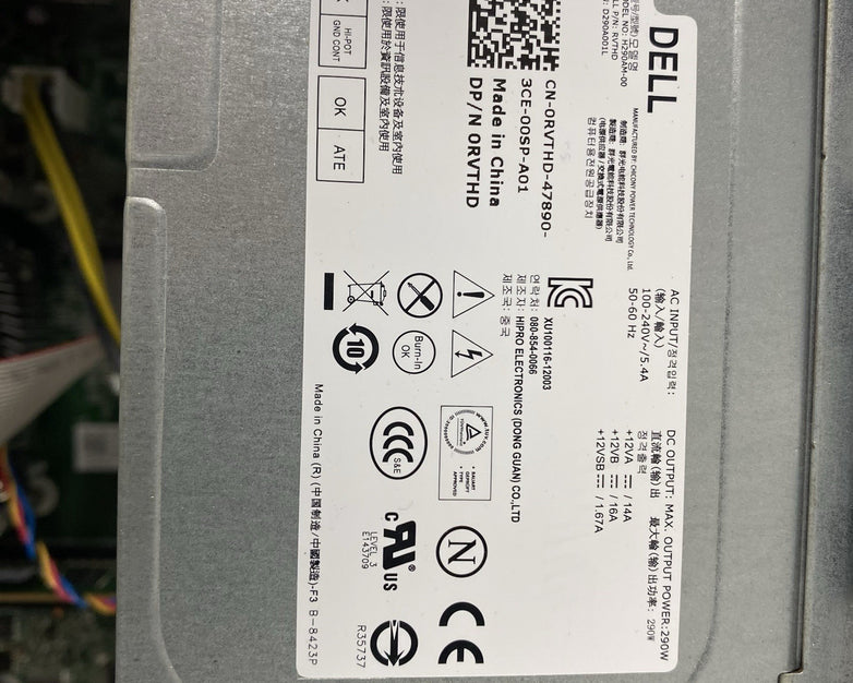 Dell OptiPlex 3020 MT Intel Core i3-4130 3.4GHz 1x4GB RAM No HDD No OS