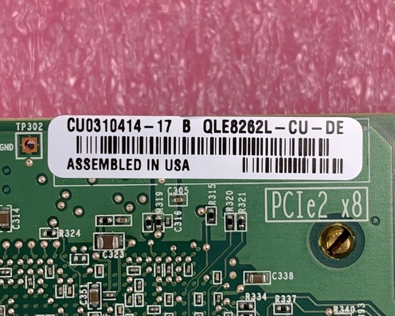 Dell 0PW4FJ QLE8262L-CU-DE 10Gb Dual-Port PCIe Server Fiber Channel Card