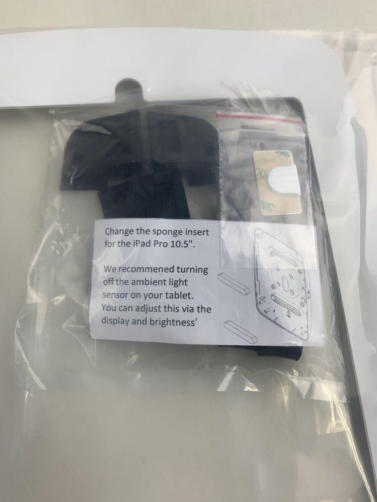 BossTab BFU0-2004 Fusion White Faceplate iPad Pro 10.5