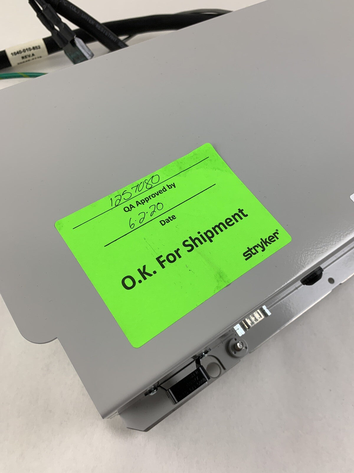 Stryker CS3204 Tub Assembly 1040-210-859 Power Supply Battery Charger Untested