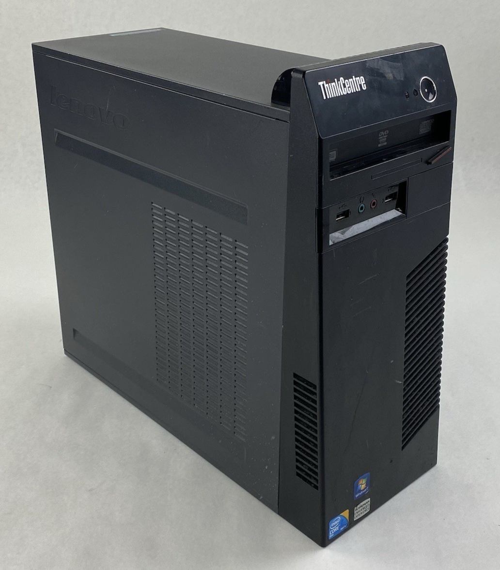Lenovo ThinkCentre M70e MT Intel Core 2 Duo E8400 3.00GHz 4GB RAM No HDD No OS
