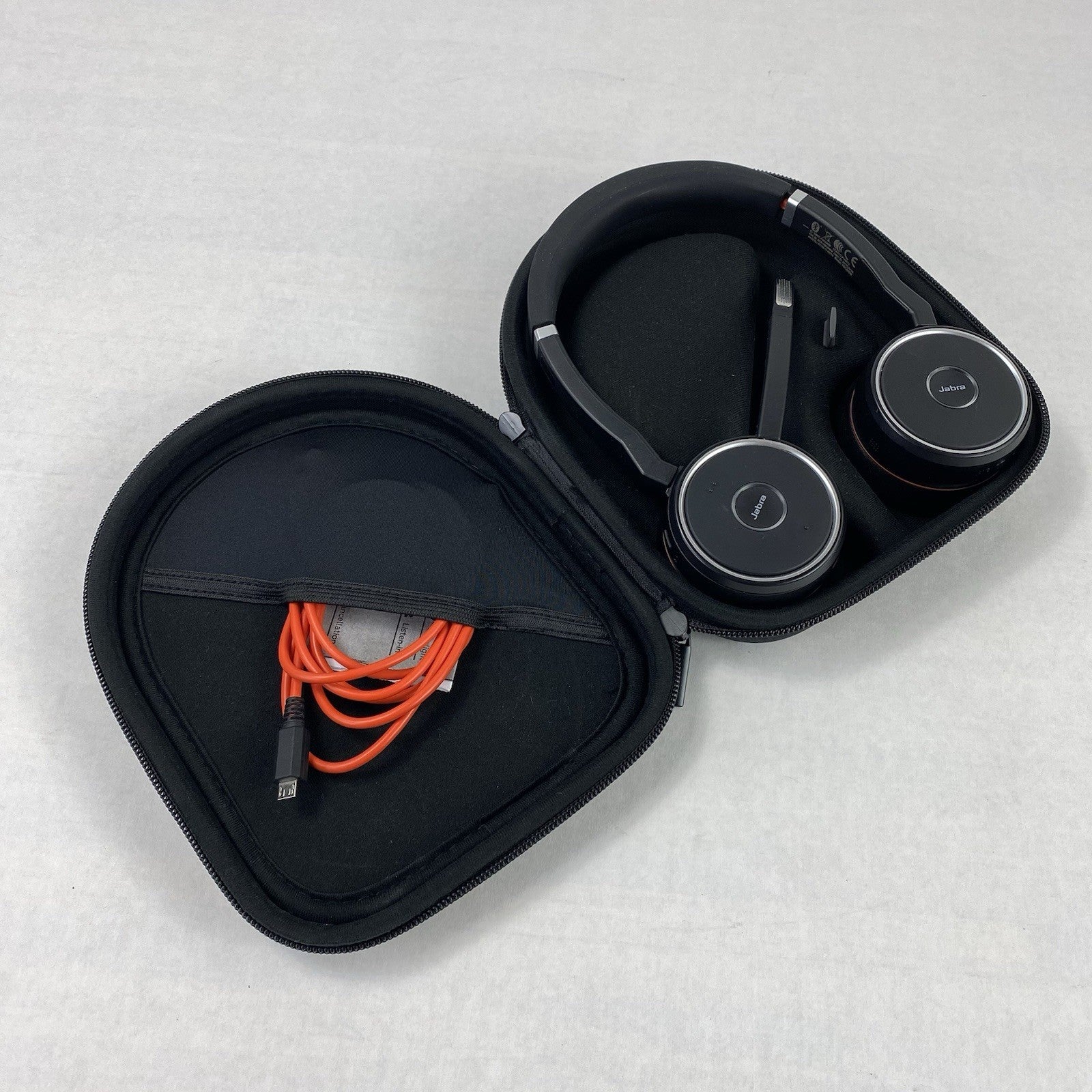 Jabra HSC040W Evolve 75 Wireless Bluetooth Headset with Case And Dongle Tested