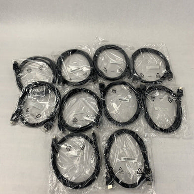 Lot of 10 HDMI Cords Unbranded Assortment 3'-6' New