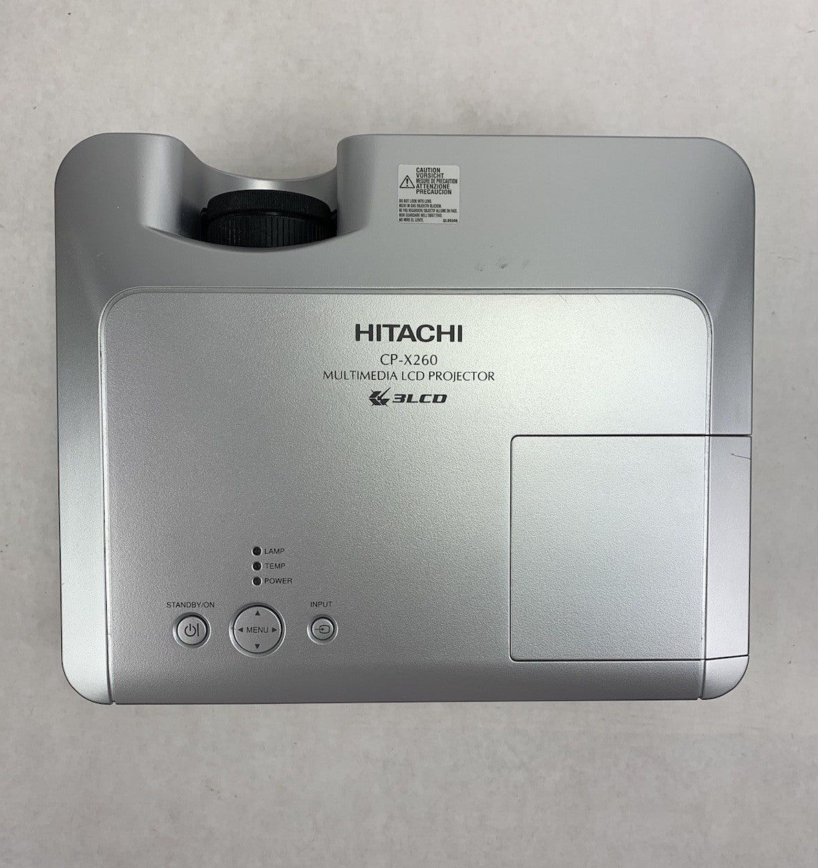 Hitachi CP-X260LCD Projector 3417 Lamp Hours