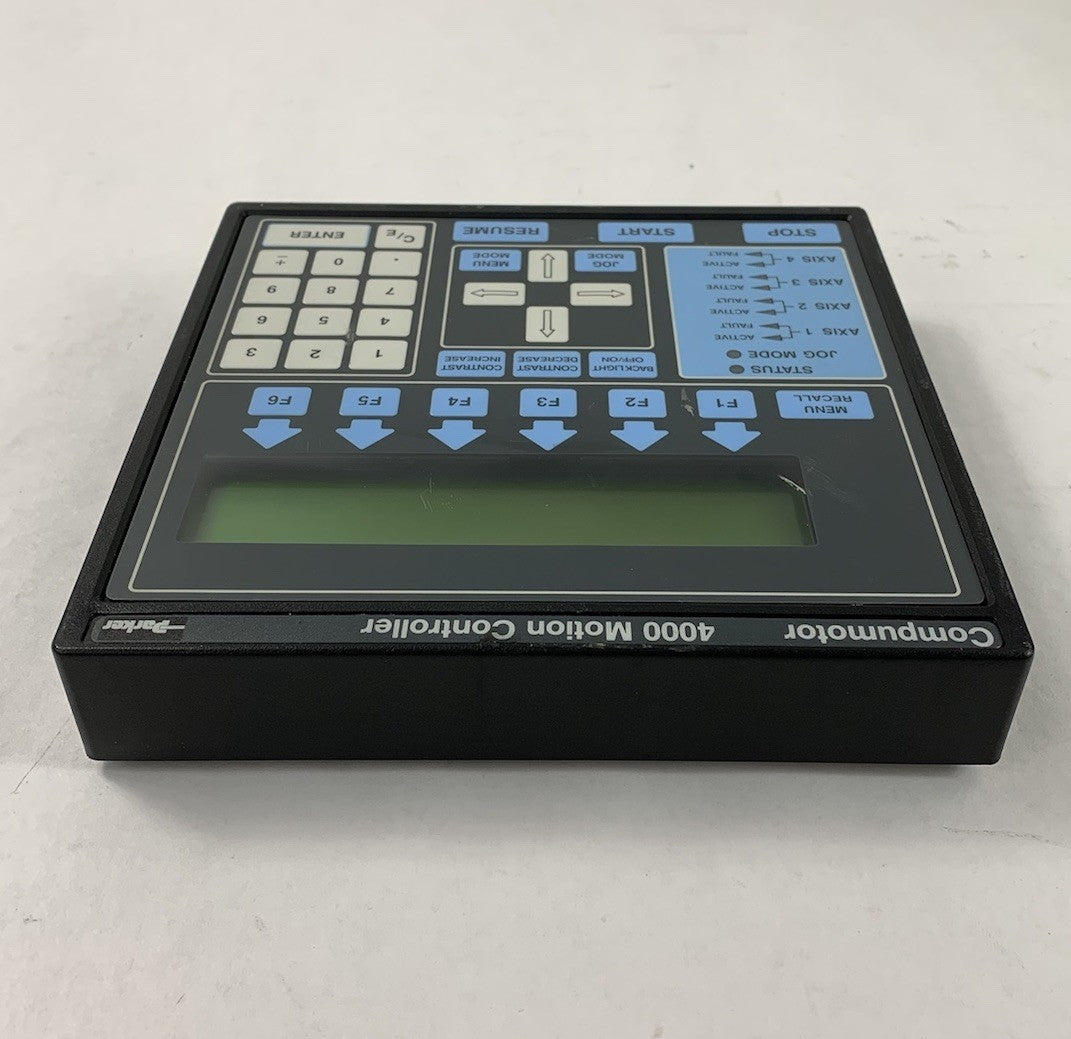 Parker Compumotor 4000 CP4000 Motion Controller Control Panel - Parts or Repair