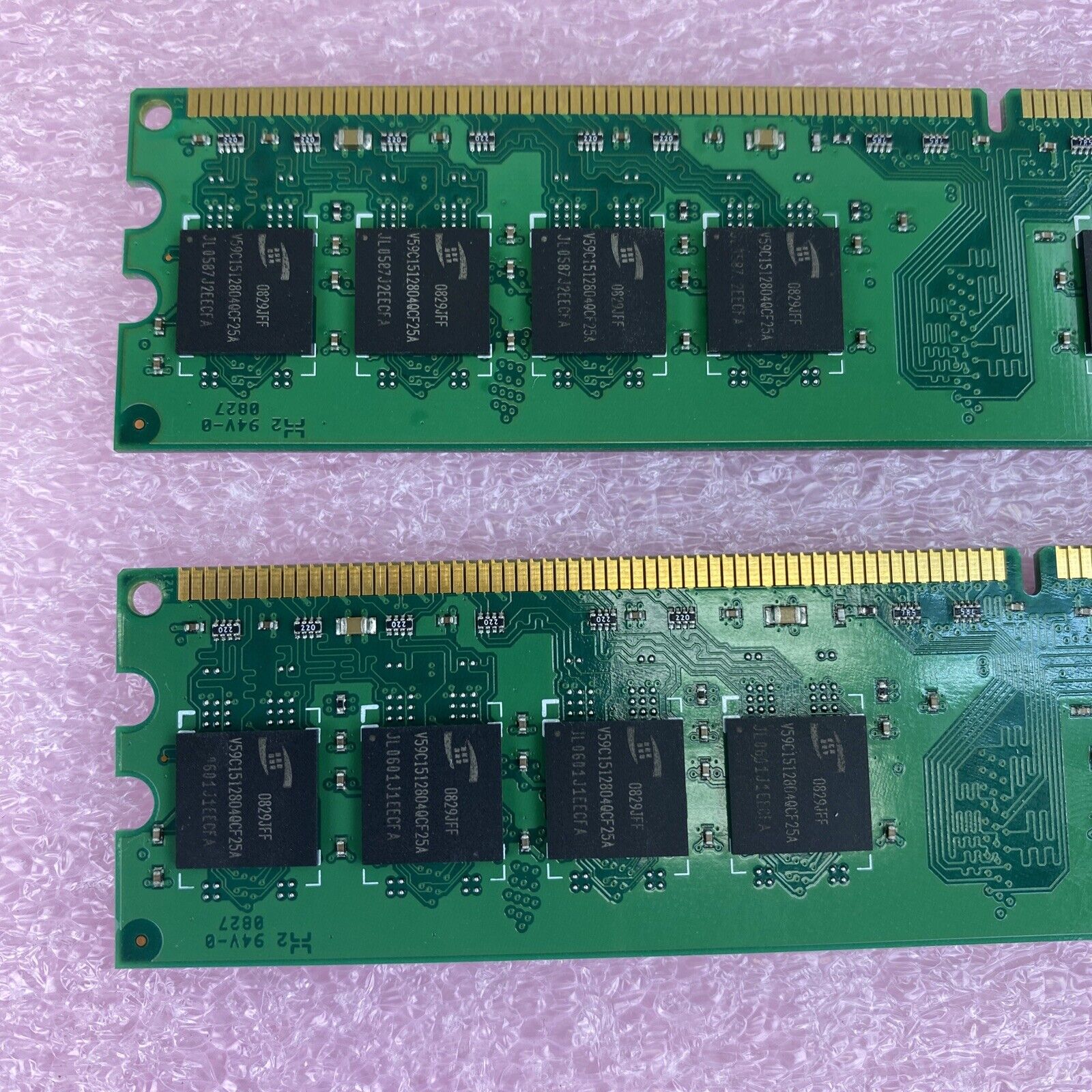 4x 1GB ProMOS V916765K24QCFW-G6 2Rx8 DDR2 800MHz CL6 PC2-6400U-66-12-E0