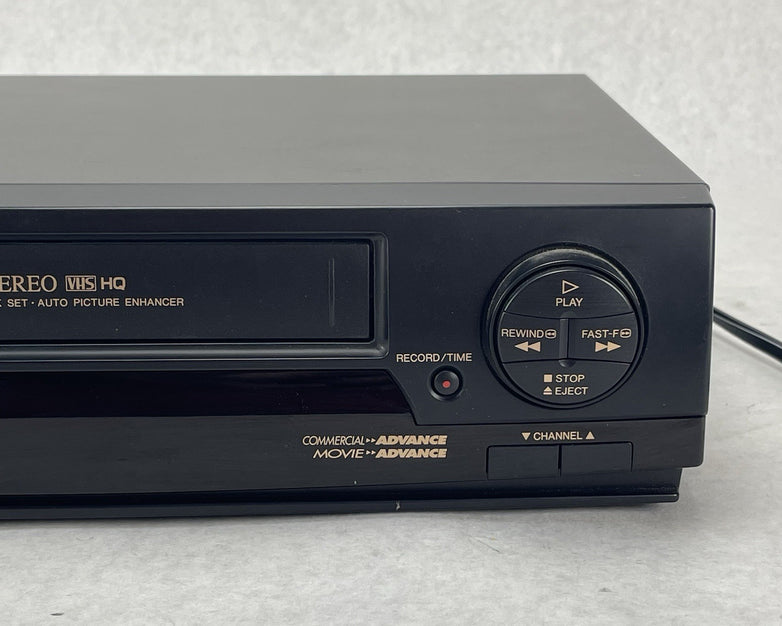 Optimus 201 VCR 4-Head HiFi VHS Player Recorder No Remote Tested