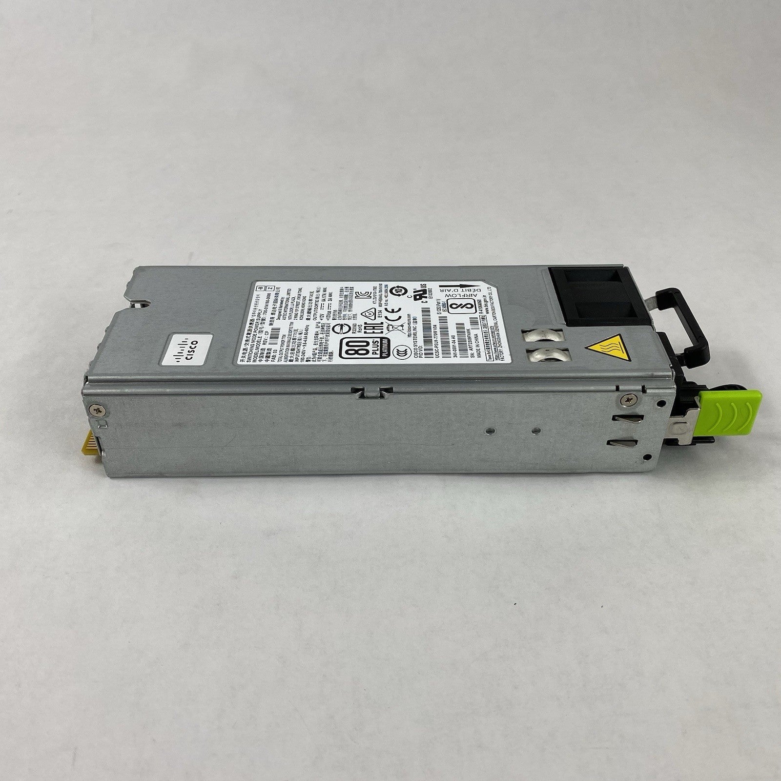 Cisco 700-014160-0000 12V 64.17A 80 Plus Platinum Power Supply (Lot of 4)