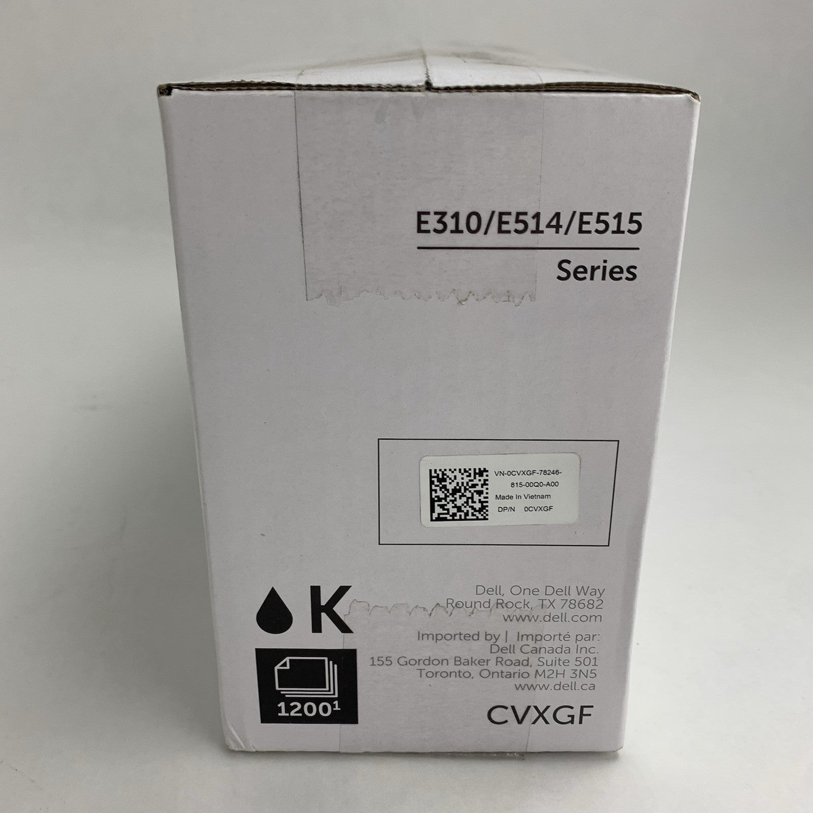 Dell CVXGF Black Toner E310 E514 E515 Printer 2RMPM Genuine OEM New Box Sealed5
