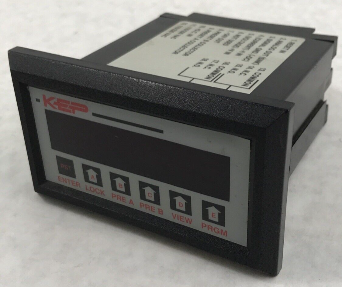 KEP INT69TAS2A Intellect-69 Ratemeter Totalizer 100 VAC 12-24VDC Square Law