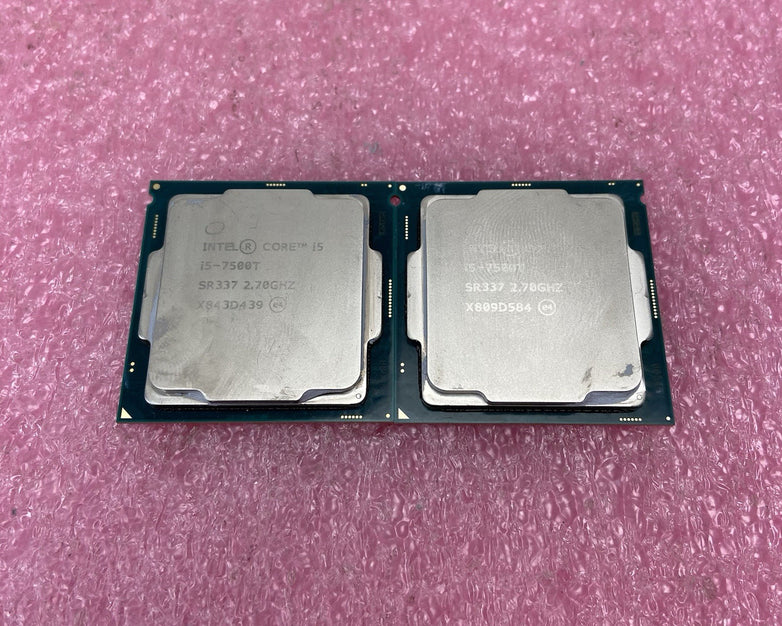 Intel Core i5-7500T SR337 2.7GHz Dekstop CPU lot of 2