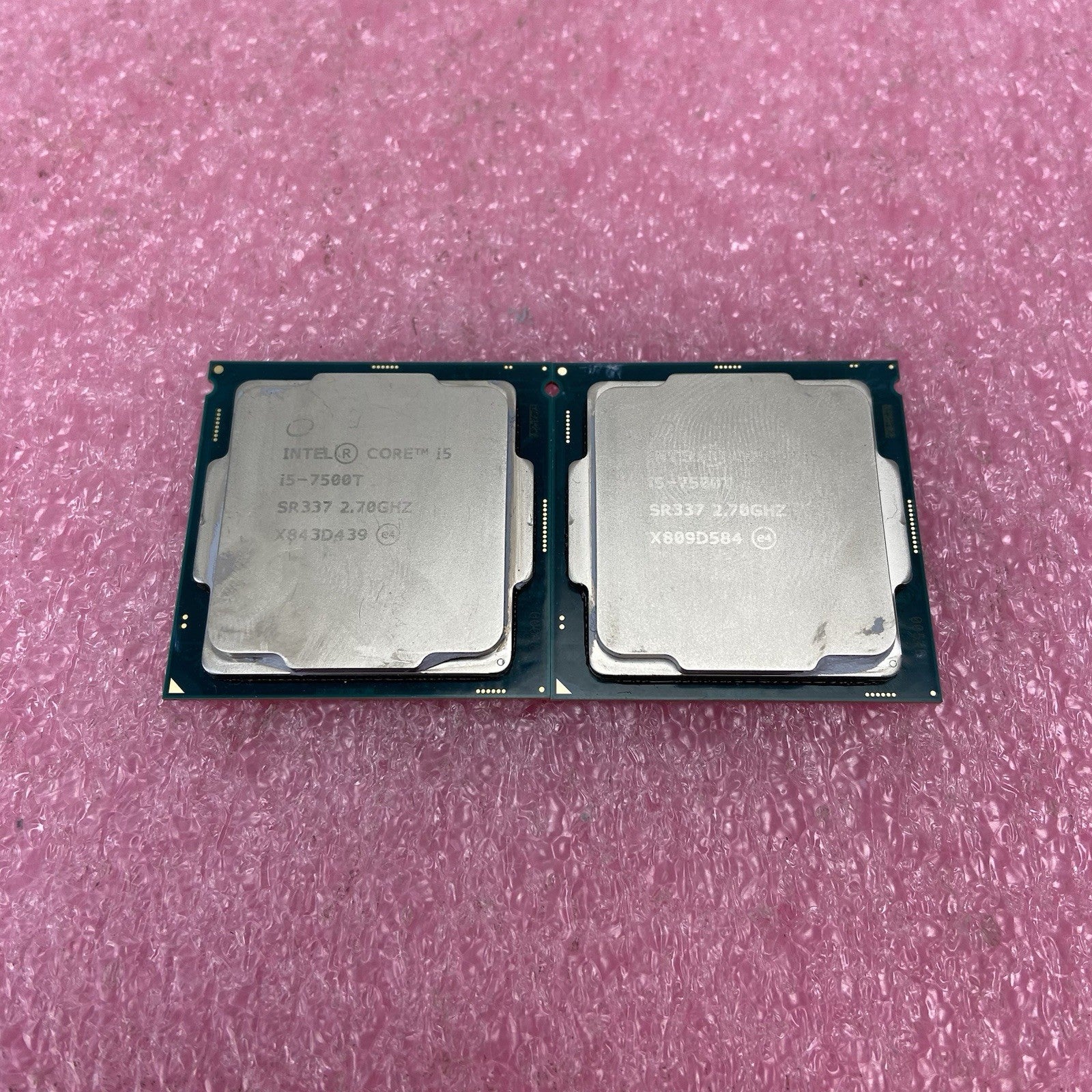 Intel Core i5-7500T SR337 2.7GHz Dekstop CPU lot of 2 1