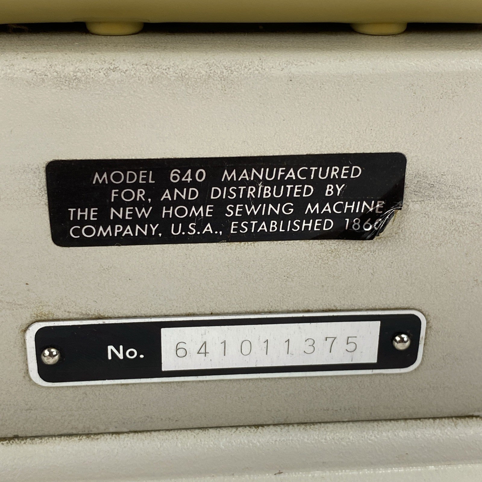 Vintage Janome New Home Model 640 Sewing Machine - Pedal and Manual With Case8