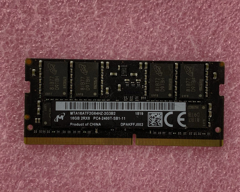 Micron MTA16ATF2G64HZ-2G3B2 16 GB SODIMM PC4-2400 DDR4 Laptop SDRAM