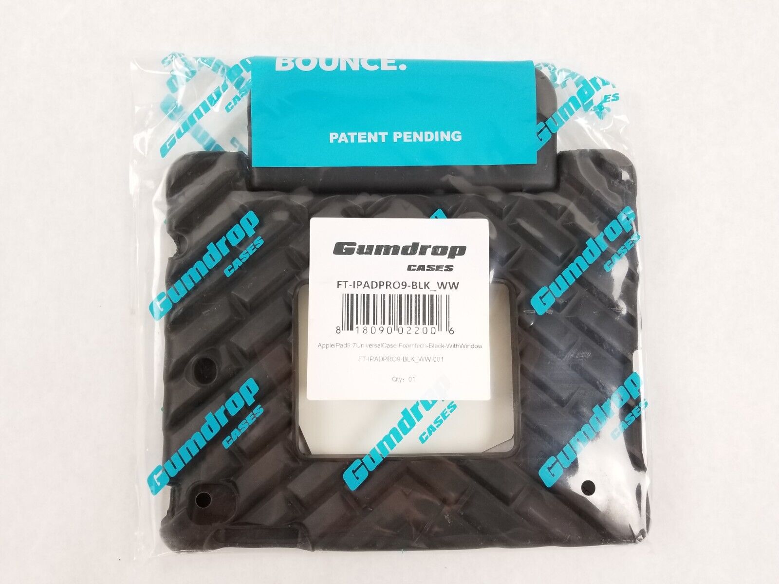 Gumdrop Cases FT-IPADPRO9-BLK_WW for Apple iPad 9.7 Universal Case Foamtech