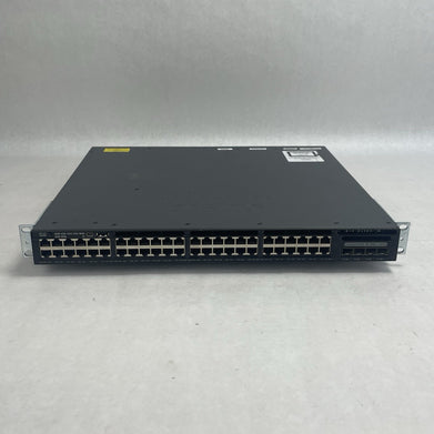 Cisco WS-C3650-48PS-S V02 Tested & Reset 2X PSU