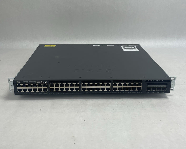 Cisco WS-C3650-48PS-S V02 Tested & Reset 2X PSU