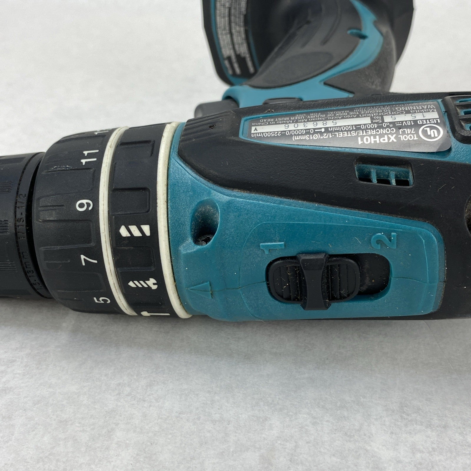 Makita XPH01 Cordless Hammer Driver Drill With Charger and Case - No Battery7